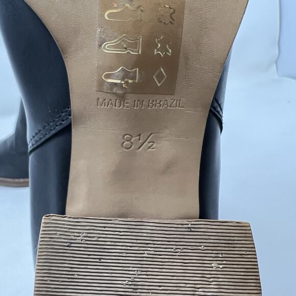 Madewell Regan Boot Size 8.5 Black Leather Pull On J8307 - Picture 11 of 11